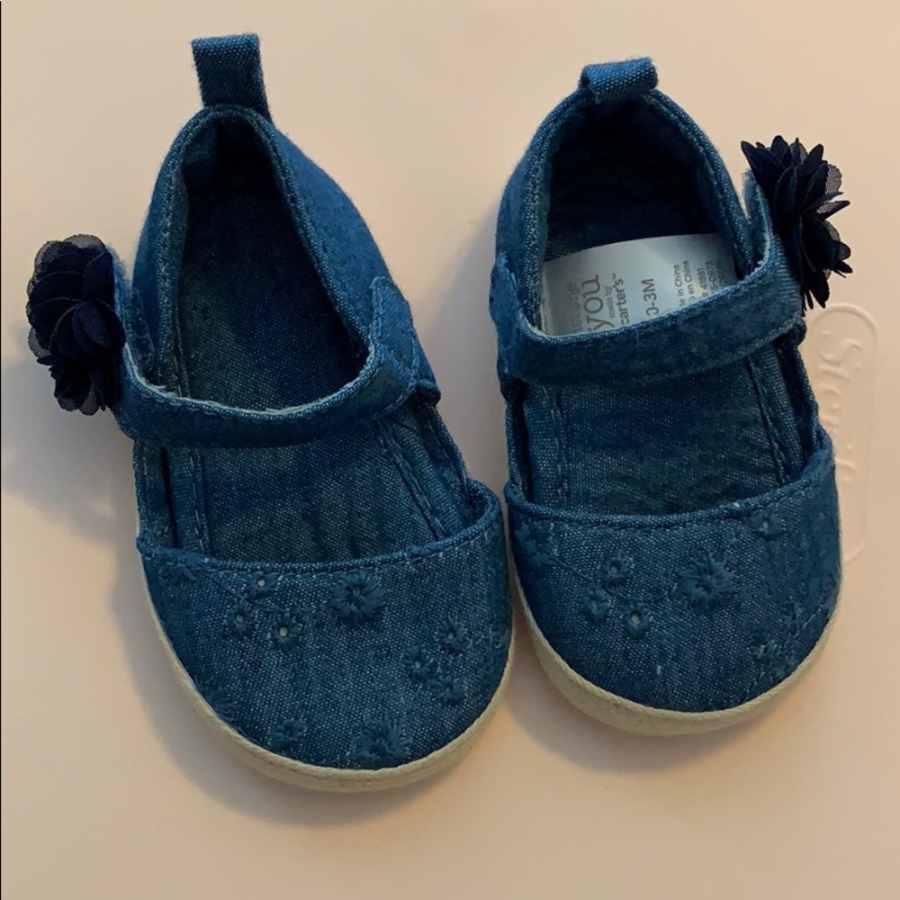 Baby girl denim sandals 0-3m